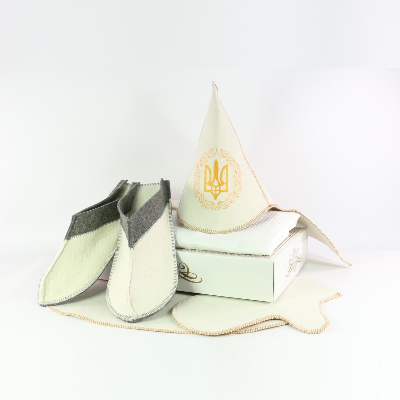 Подарочный набор для бани и сауны Luxyart Буденовка 5 пр. (N-150)