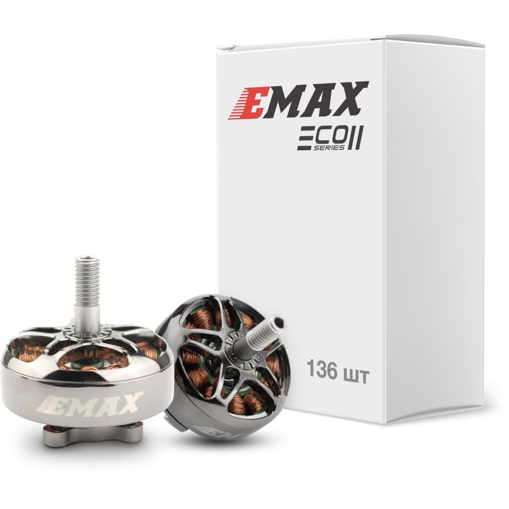 Двигатель для дрона Emax ECO II 2807А 1300KV 136 шт. (0101096071) Двигатель для дрона Emax ECO II 2807А 1300KV 136 шт. (0101096071)