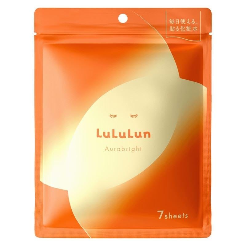 Маска тканевая против тусклости кожи с витамином С и глутатионом LULULUN Face Mask Aura Bright 7 шт. (3008158214)