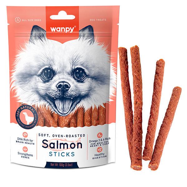 Лакомство для собак Wanpy Salmon Sticks