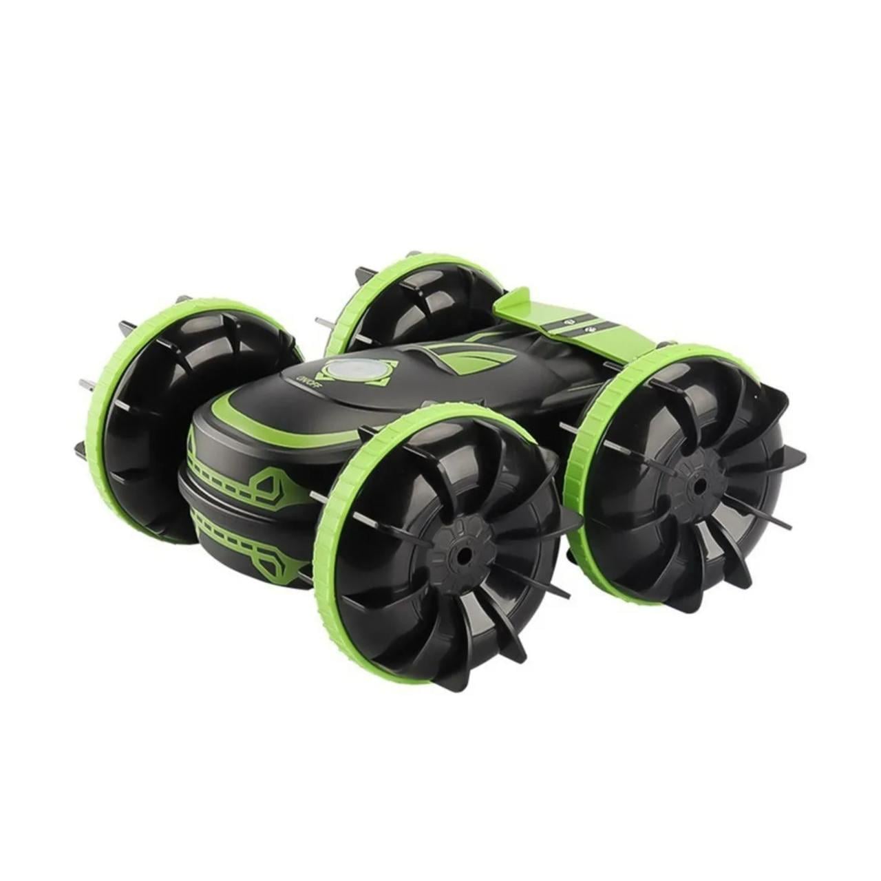 Машинка перевертыш Berserk Amphibious Stunt Car JC04 на радиоуправлении Зеленый (785972)