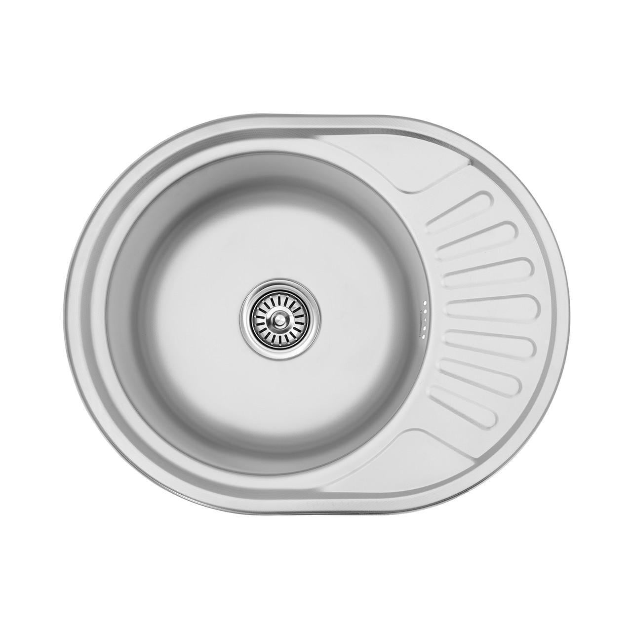 Мойка для кухни Kroner KRP Satin 5745 0,8 мм