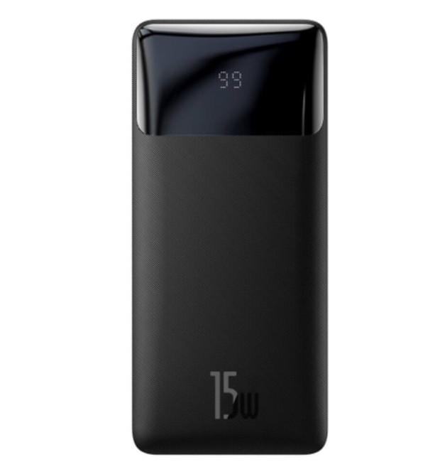 Портативний зарядний пристрій BASEUS Bipow PPDLM-L02 15W 20000 mah Black (000536207)