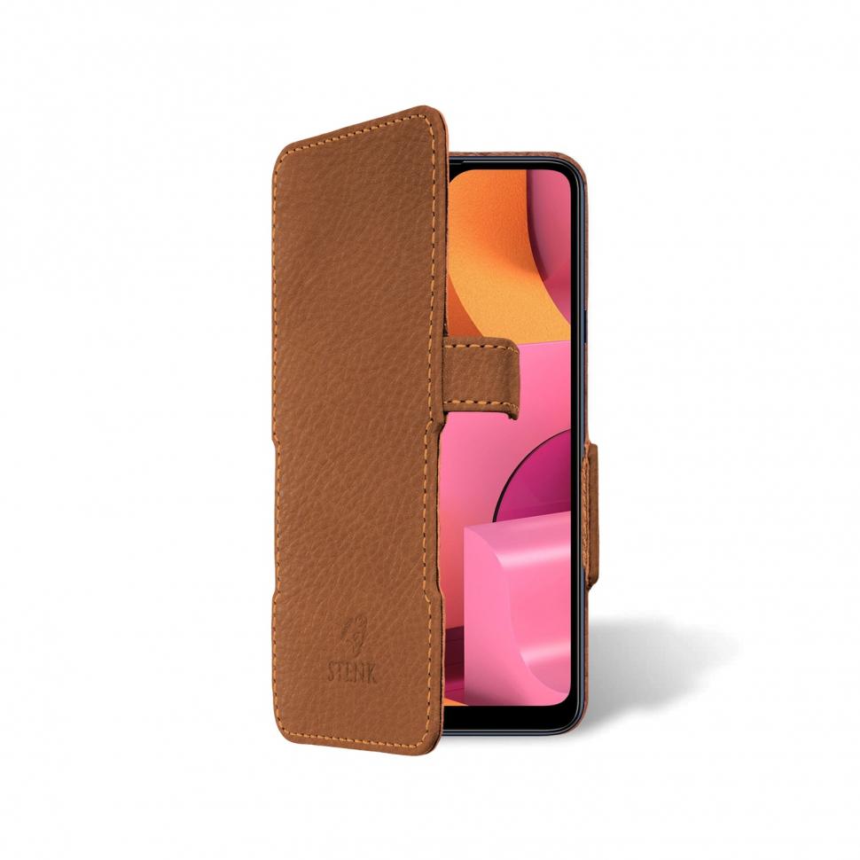 Чохол книжка Stenk Prime для Samsung Galaxy A20s Коричневий (64758)