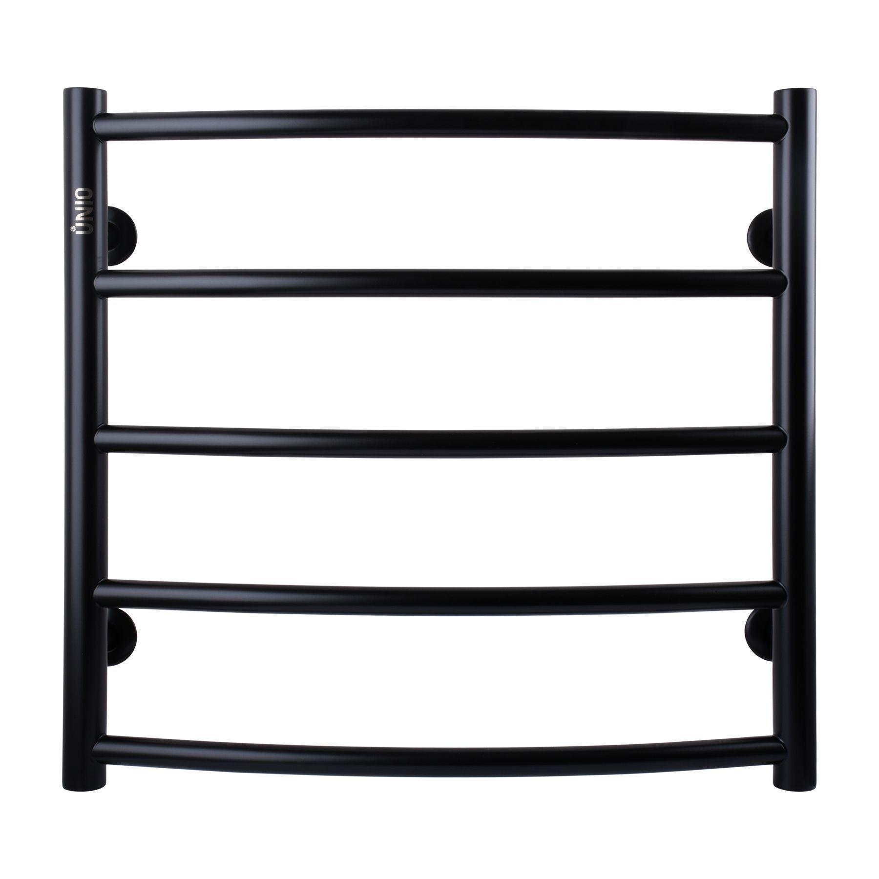 Полотенцесушитель UNIO LD W 500-500-5 BLK Лестница Дуга Черный (21613)