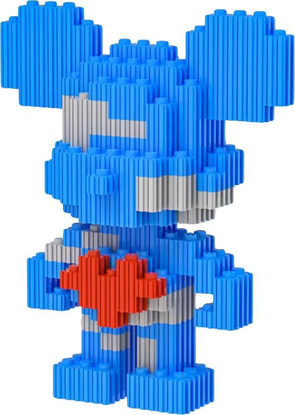 Конструктор 3D Magic Blocks SHLab BB-11 Hot Heart 450 деталей 12,5 см (37450)
