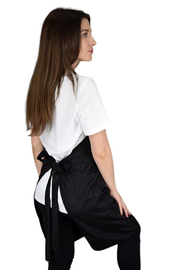 Фартух універсальний з нагрудником до колін Стандарт LuxForm Чорний (4789) - фото 2 Фартух універсальний з нагрудником до колін Стандарт LuxForm Чорний (4789) - фото 2