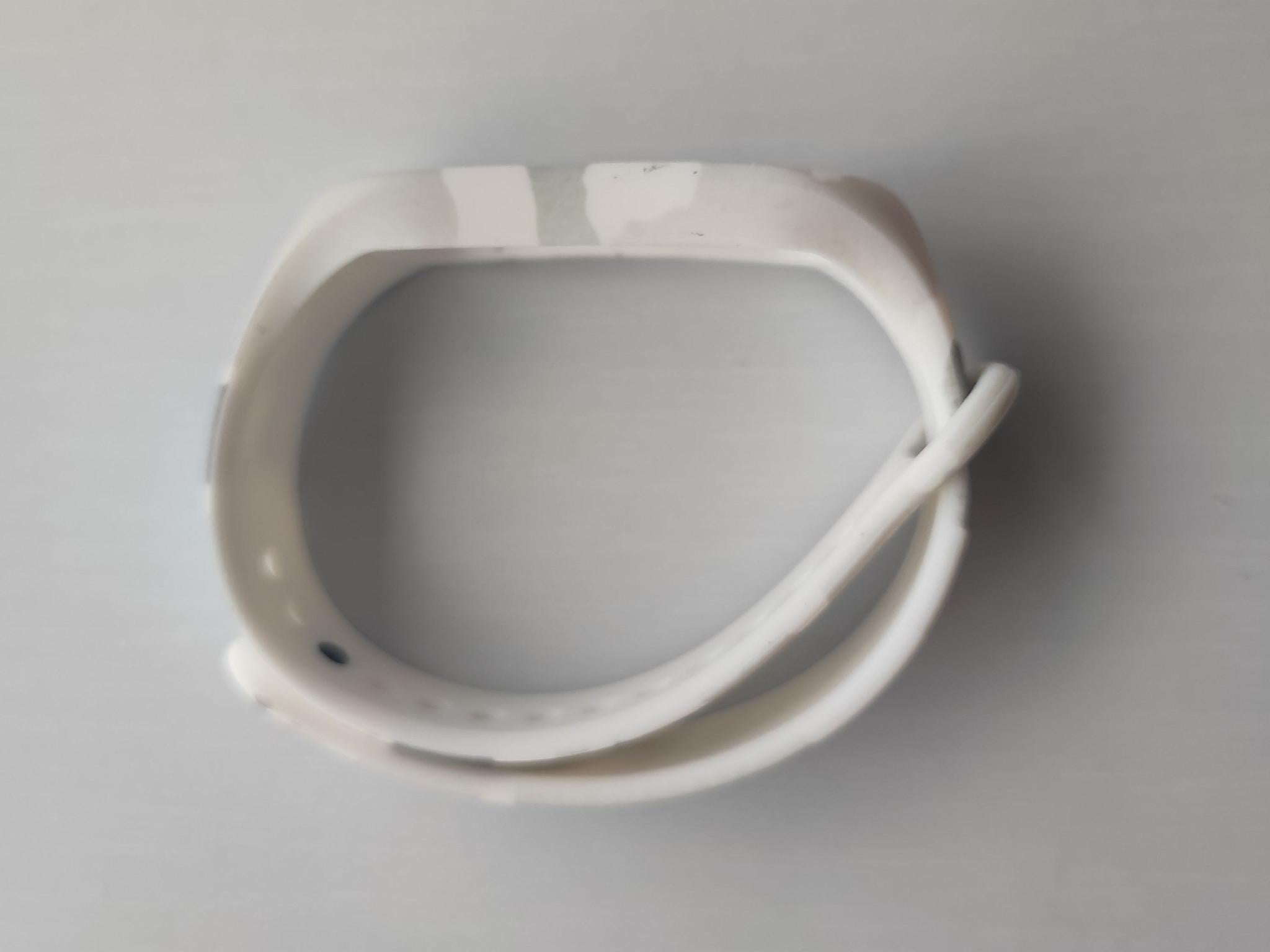 Ремешок Xiaomi Mi Smart Band 7/6/5 силиконовый с рисунком Камуфляж Белый/Серый (1976P)