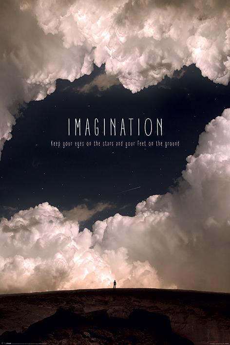 Постер плакат Воображение/Imagination 61x91,5 см