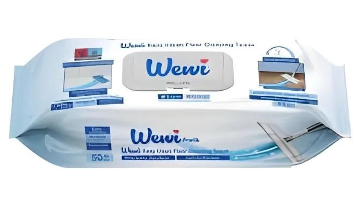Салфетки влажные для уборки полов парфюмированные WEWI 50 шт. (EG-1000398)
