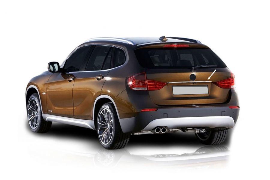 Планка над номером нерж. для BMW X1 E-84 2009-2015 гг