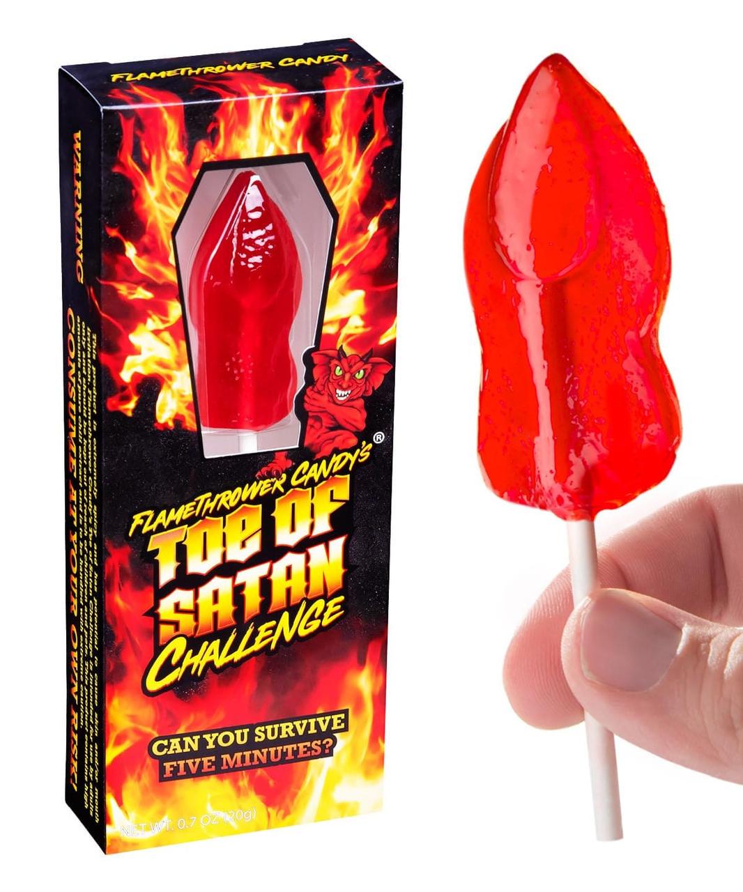Леденец острый Worlds Hottest Lollipop The Toe of Satan (2797441776)