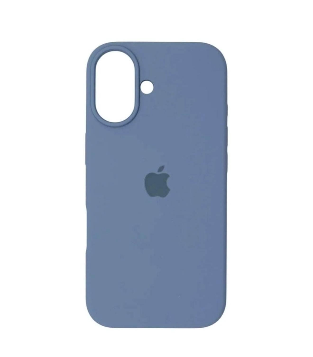 Чехол для iPhone 17 силиконовый Soft-touch Silicone Case Full Size (AA) Lavender Grey