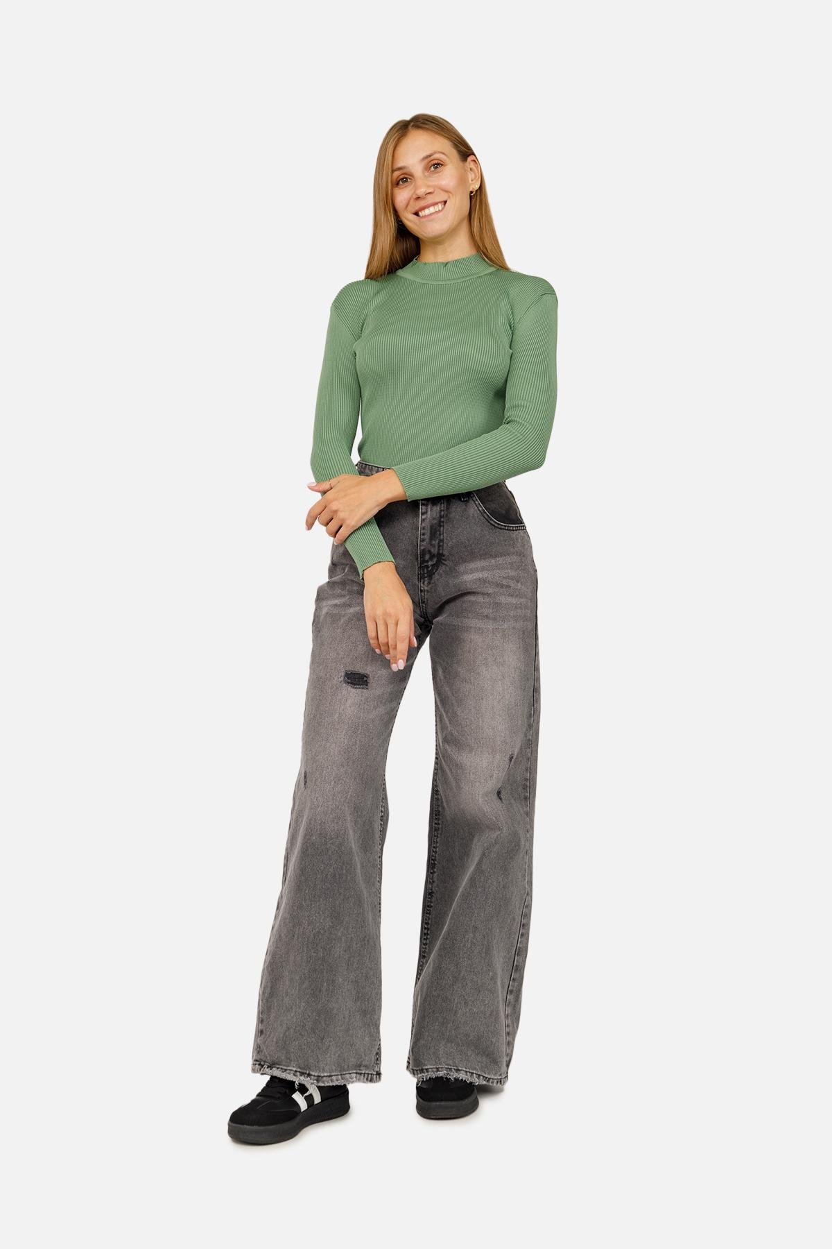 Гольф женский р. 44 Зеленый (SKT001008394) - фото 2 Гольф женский р. 44 Зеленый (SKT001008394) - фото 2