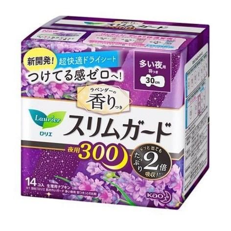 Прокладки Kao Laurier гигиенические Night ультратонкие ночные 14 шт. 30 см