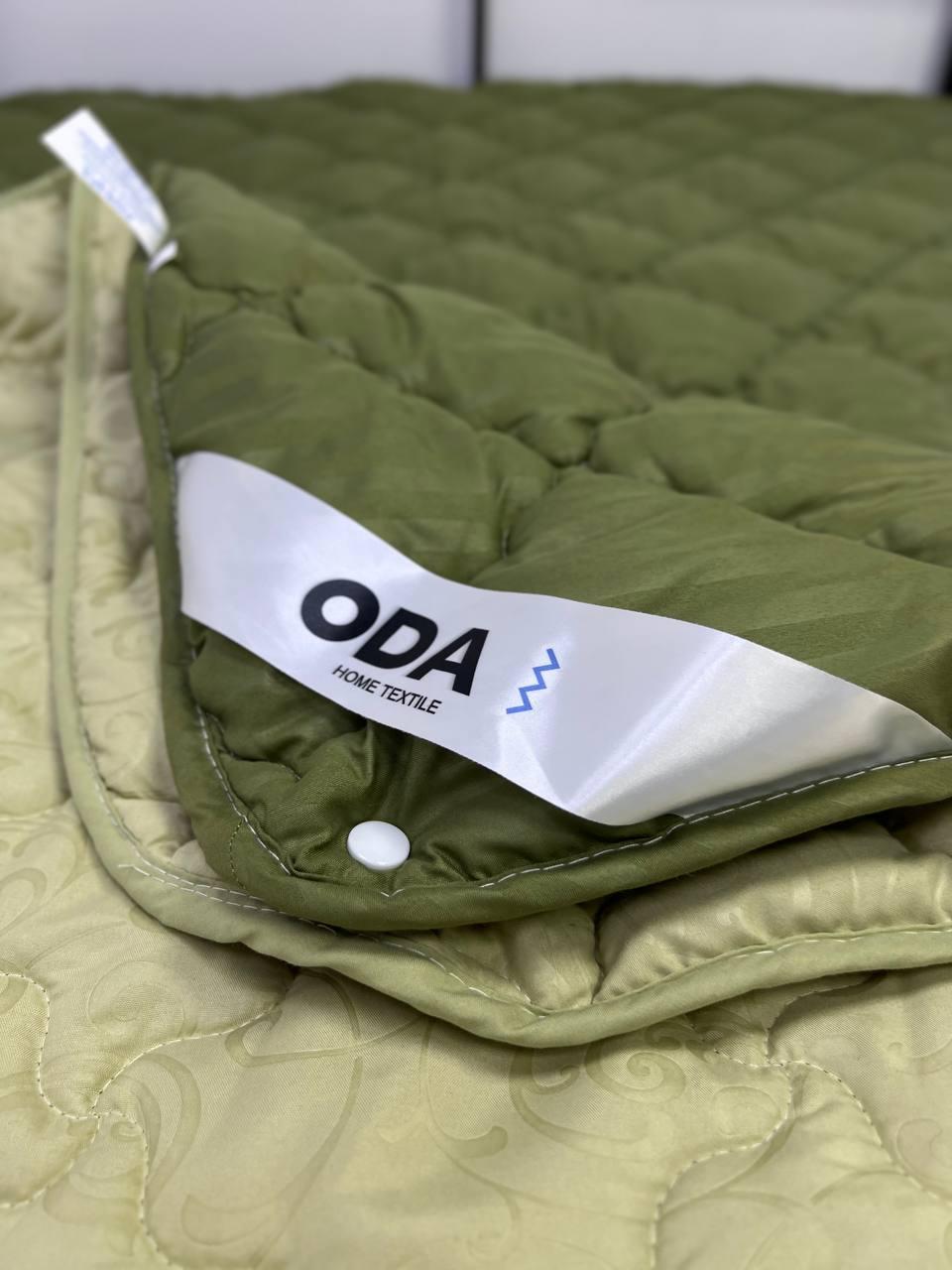Ковдра двоспальна на кнопках холофайбер 180х210 см Зелений (22936513) - фото 3