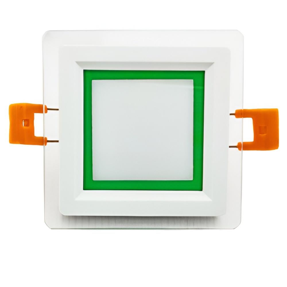 Панель LED Сияние Lemanso 6W 450Lm 4500K с зеленой подсветкой (LM1038)