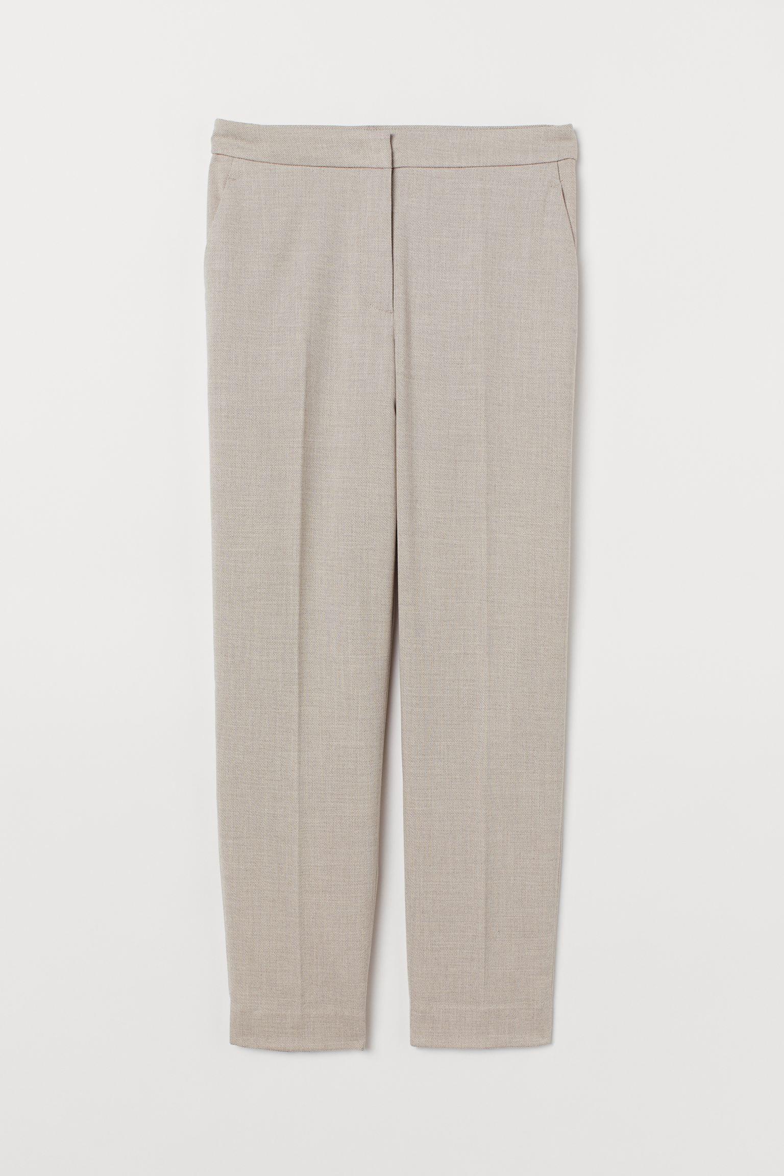 Брюки H&M р. 34 Бежевый меланж (8127083110)