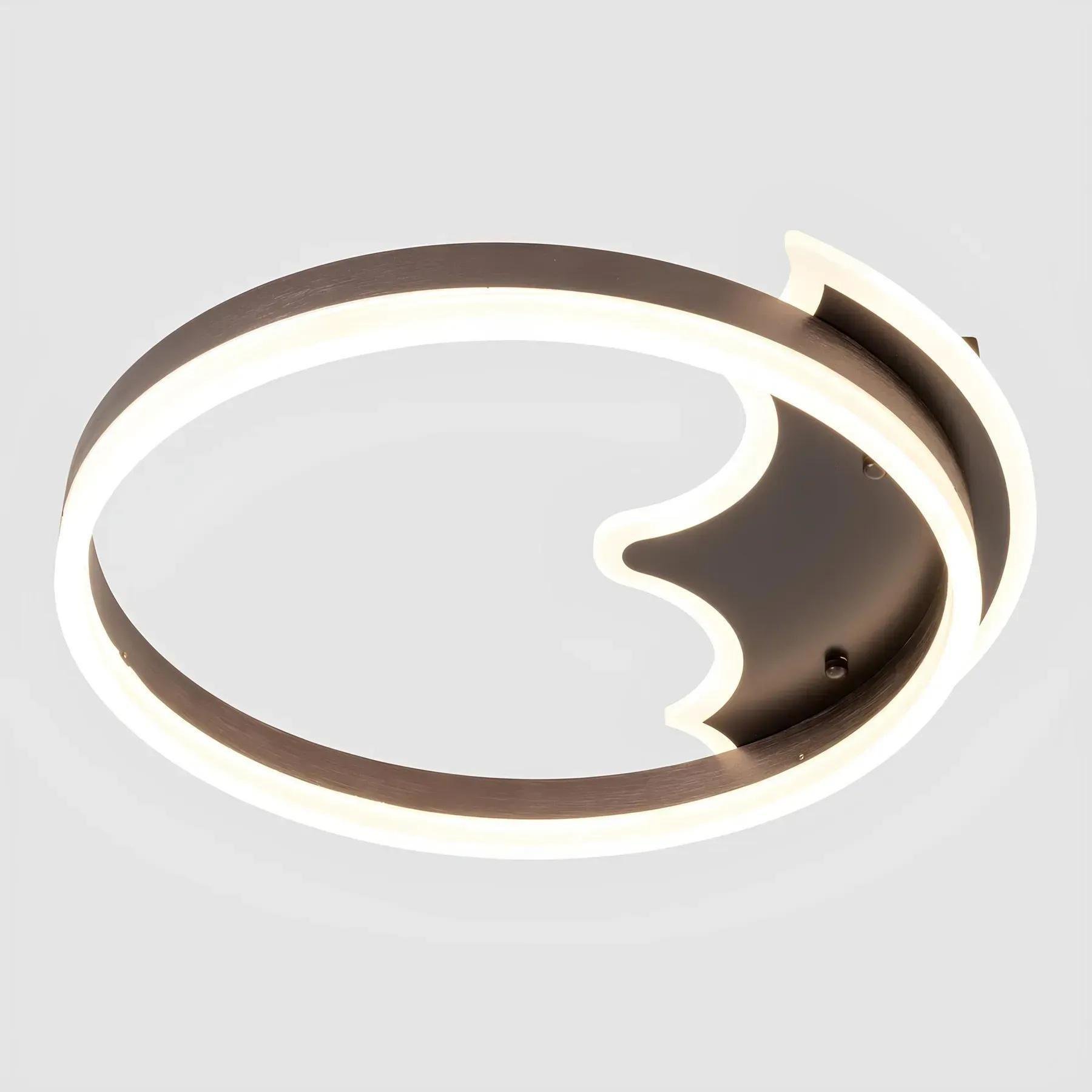 LED-люстра потолочная Sirius с круглым плафоном 3000/6500К IP20 N 5198/400 80W Коричневый (28687856)