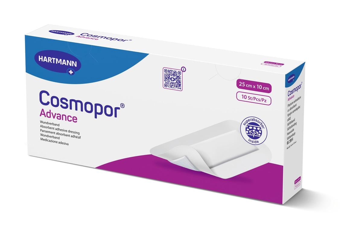 Повязка пластырная стерильная Cosmopor advance 25х10 см 1 шт.