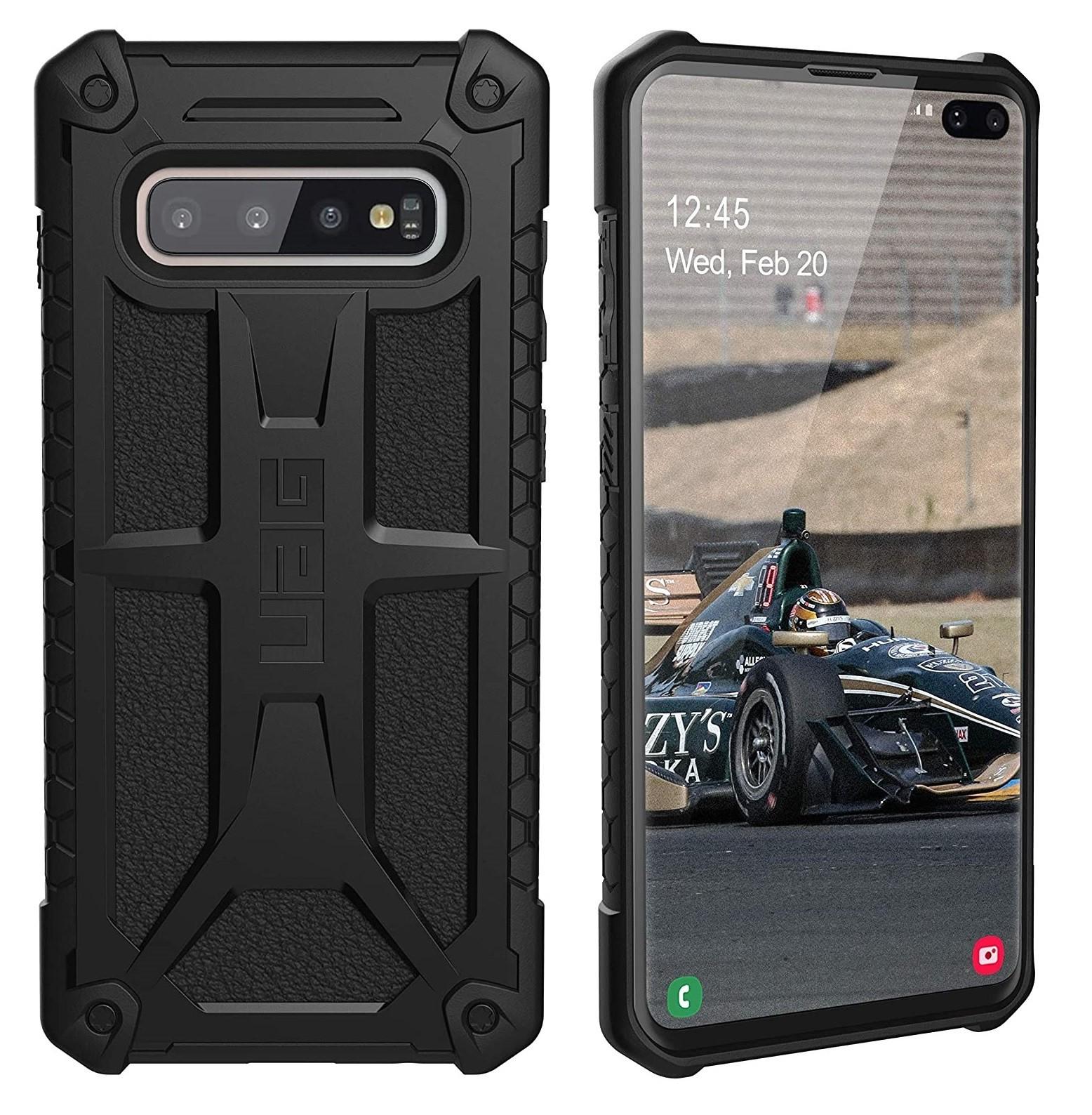 Чехол милитари противоударный UAG Monarch для Samsung Galaxy S10 Plus (6.4") Black