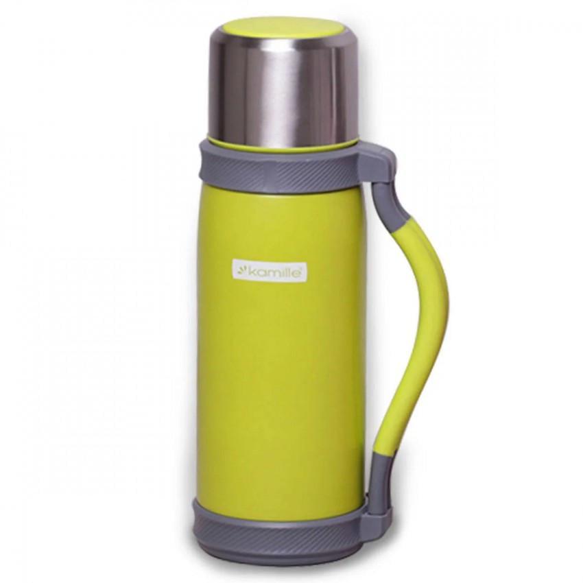 Термос Kamille КМ-2015 из нержавеющей стали 1200 мл Салатовый (1104320629)