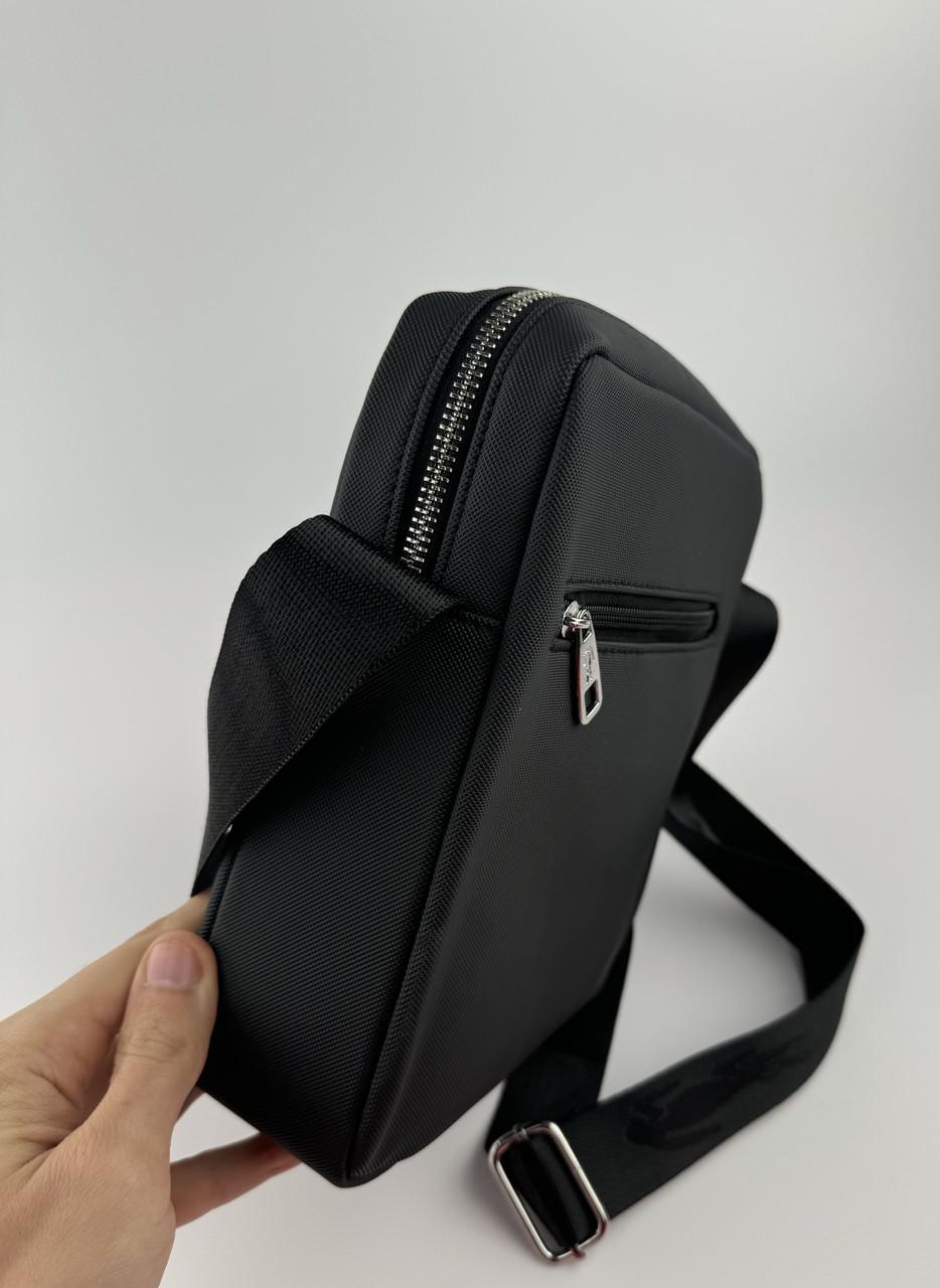 Мужская сумка через плечо Lacoste Черный (2400640455) - фото 3 Мужская сумка через плечо Lacoste Черный (2400640455) - фото 3