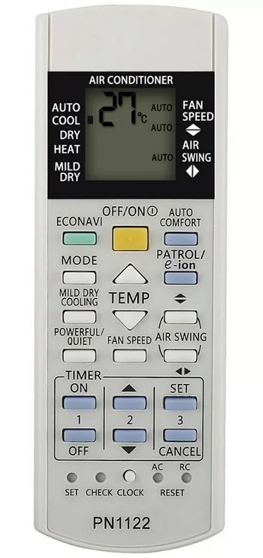 Универсальный пульт для кондиционера Panasonic K-PN1122