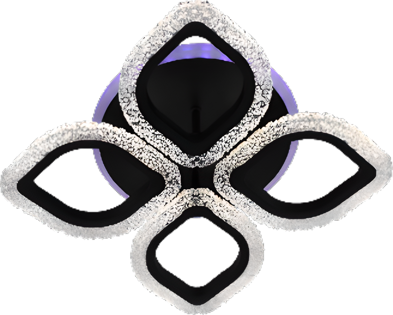 Люстра светодиодная Sirius LI8407/4B BK RGB 56 W7 W акриловая