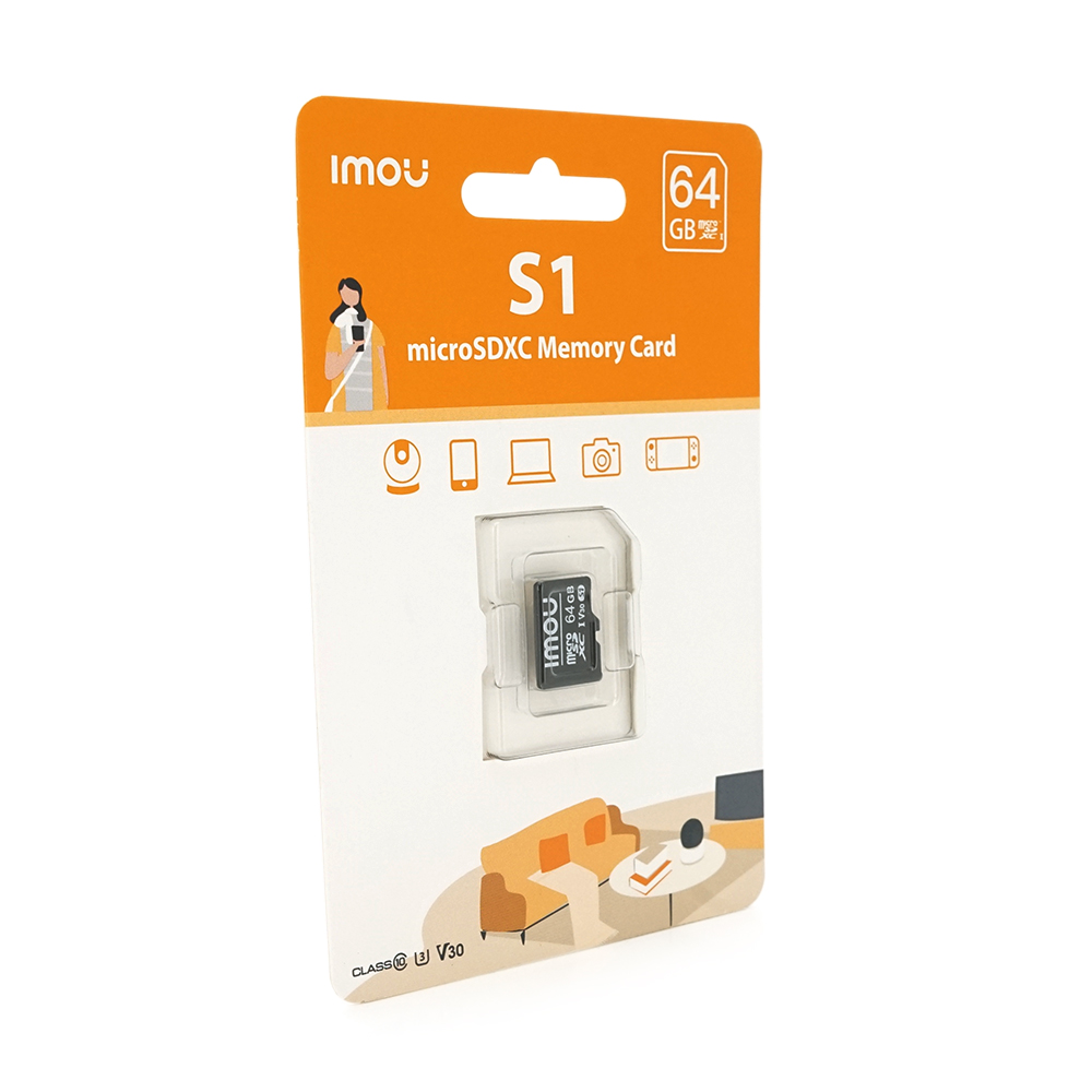 Карта памяти IMOU MicroSD ST2-64-S1 64 Гб (26301842)