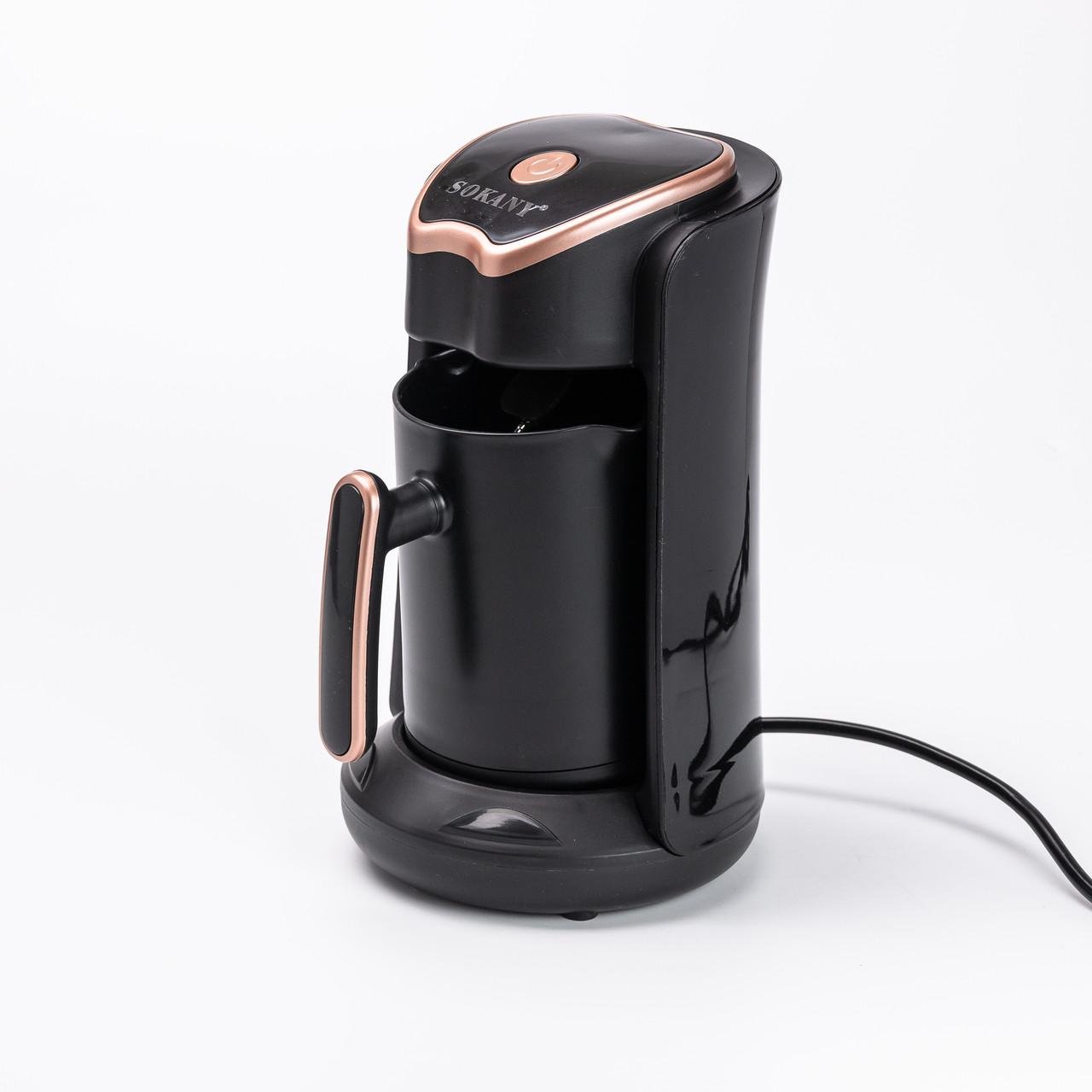 Электротурка Sokany SK-04008 250 мл Черный/Золотой (4900) - фото 4