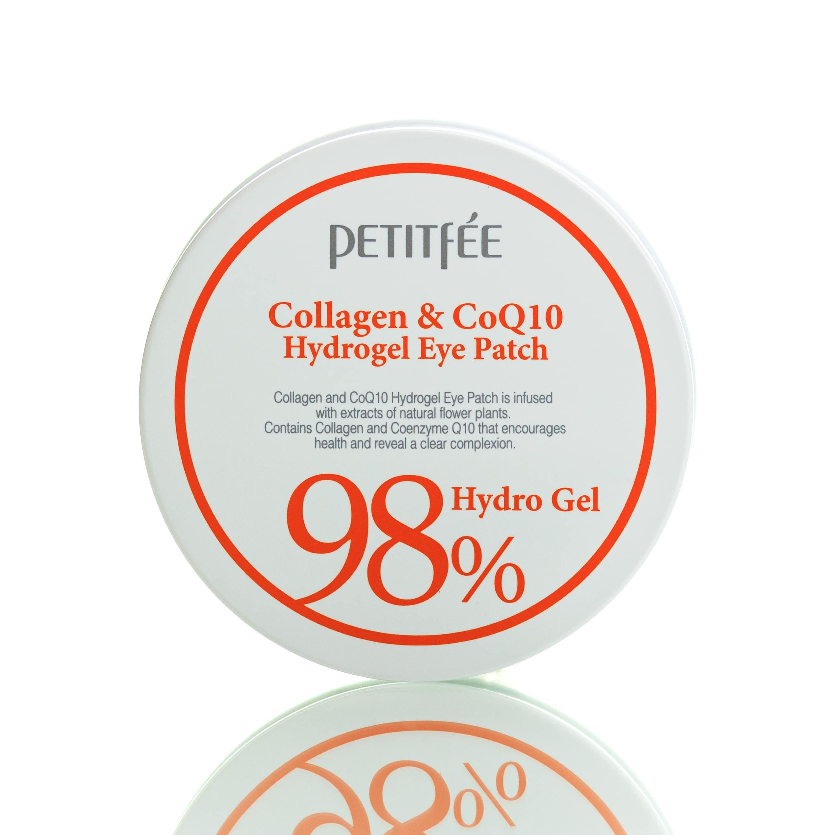 Патчі під очі з колагеном та коензимом гідрогелеві Q10 Collagen & Q10 Hydrogel Eye Patch Petitfee 60 шт. - фото 1