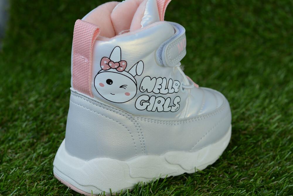 Чоботи дитячі зимові для дівчинки р. 24 Срібний (11355426) - фото 3 Чоботи дитячі зимові для дівчинки р. 24 Срібний (11355426) - фото 3