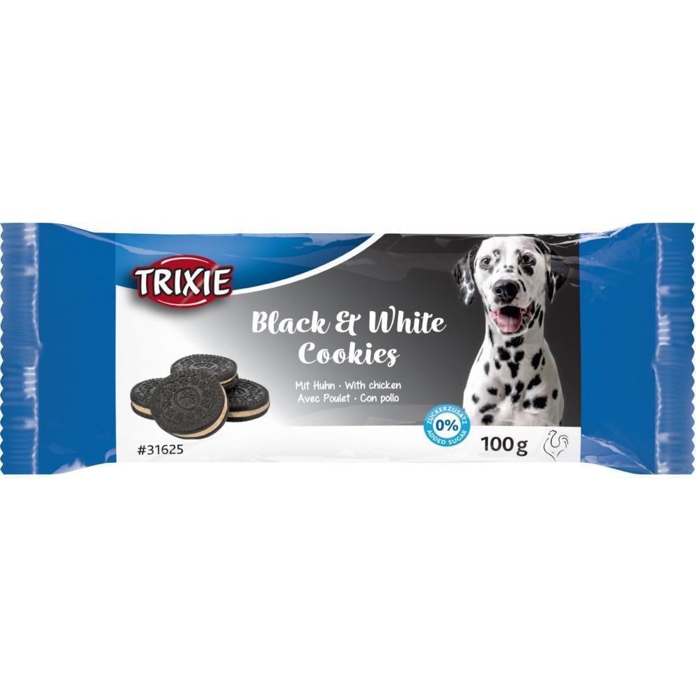 Лакомство для собак Trixie Black & White печенье с курицей 4 шт. d-4 см 100 г (1789931687)