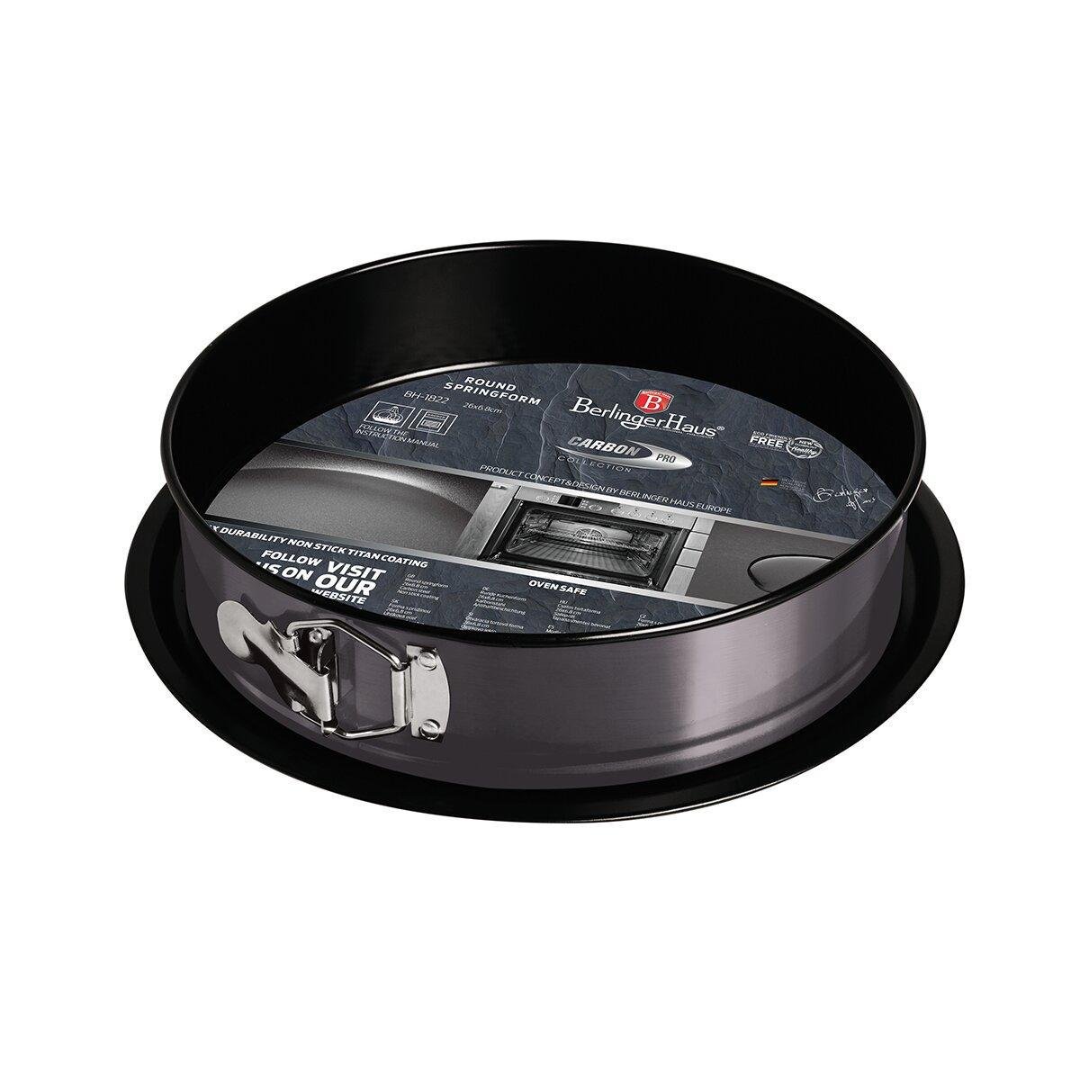 Форма для випікання роз'ємна Berlinger Haus Metallic Line Carbon Pro Edition 26 см (1832367471)