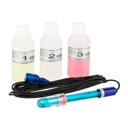 Комплект Aquaviva для измерения pH 9900102012 электрод SPH-1 кабель 5 м буферные растворы pH 4 и pH 7 (7483)