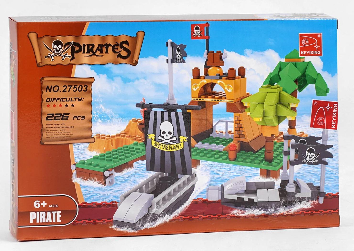 Конструктор Ausini Пираты Внезапный приступ 226 деталей Multicolor (123409)