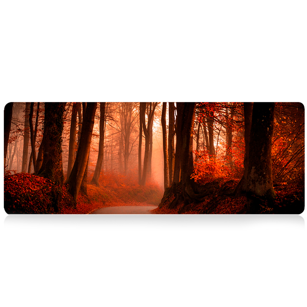 Коврик тканевый Red forest с прошивкой 2х300x700 мм Красный (YUT_V7808)