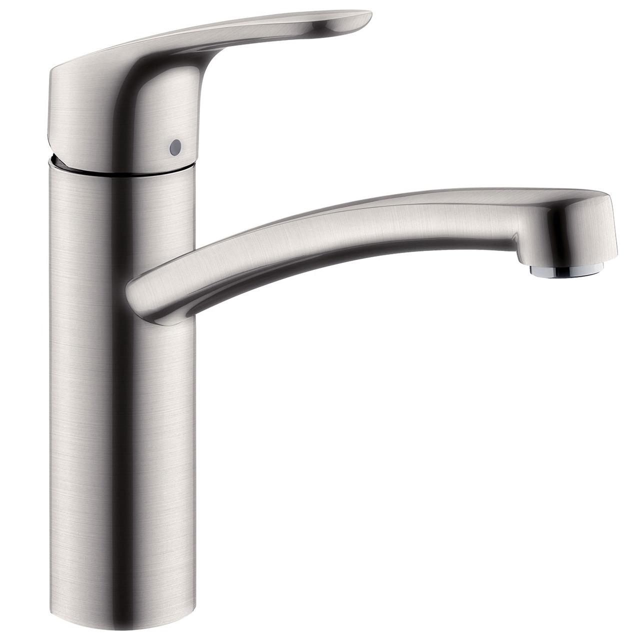 Смеситель для кухни Hansgrohe Focus M41 31806800 однорычажный Сатин (214997)