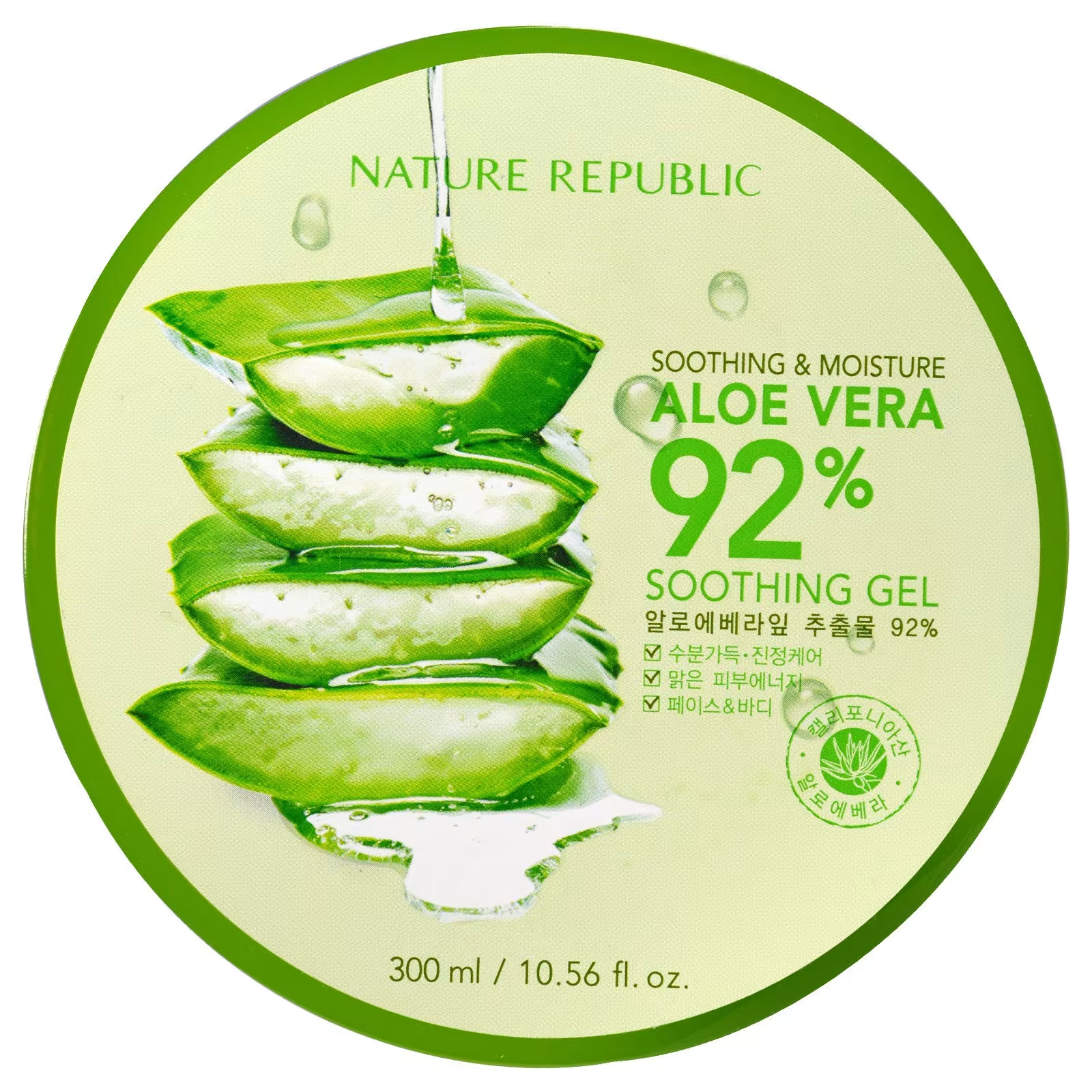 Крем-гель Nature Republic смягчающий и увлажняющий с алоэ вера 300 мл (NRP-42037)