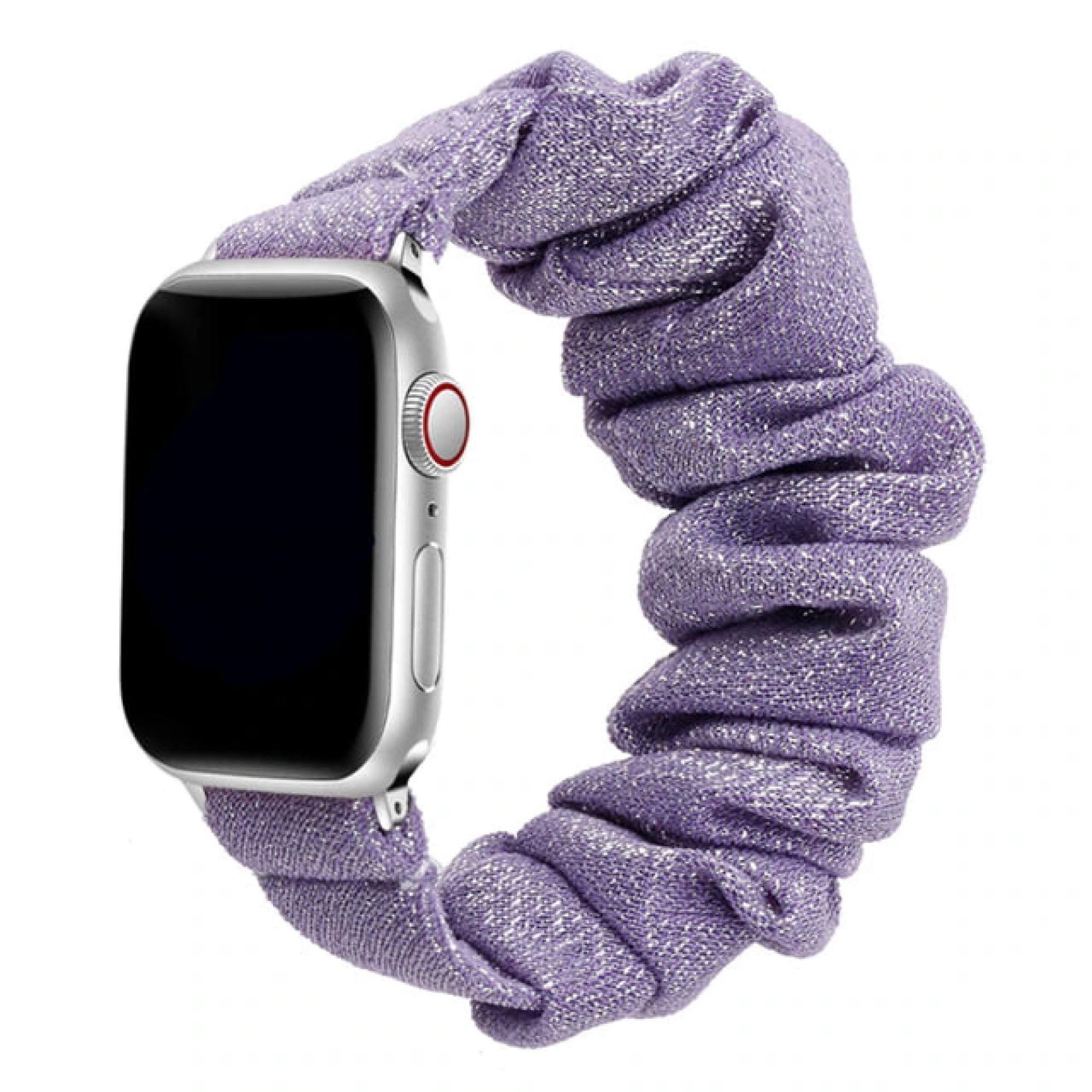 Ремінець резинка для Apple Watch 42 мм Purple/Gold (13960717)