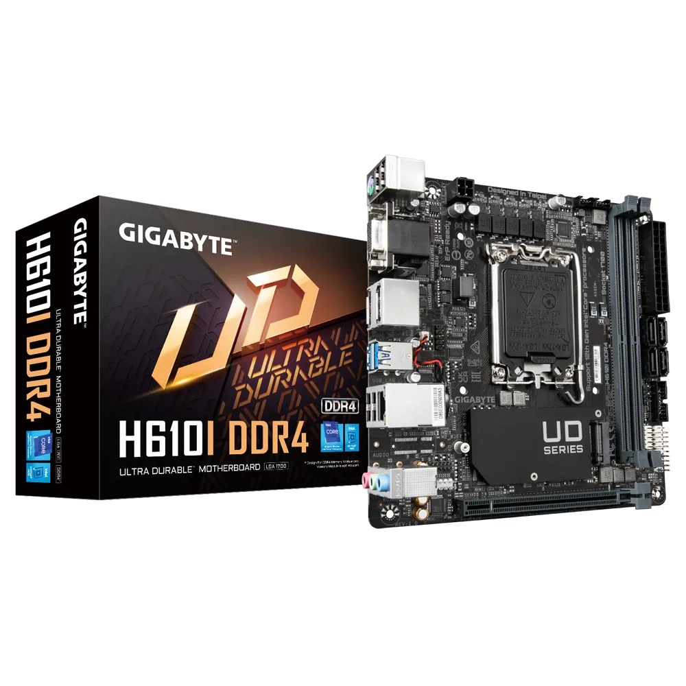 Материнская плата Gigabyte H610I DDR4 Socket 1700/MiniITX/2хDDR4 DIMM (11401245) - фото 3