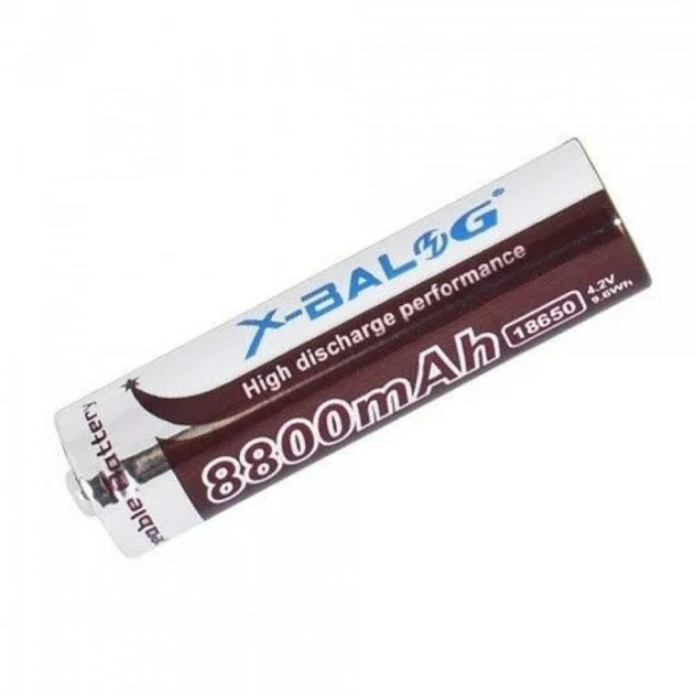 Акумулятор X-Balog Li-Ion 18650 8800 mAh 4,2V 2 шт. (15183498) - фото 6