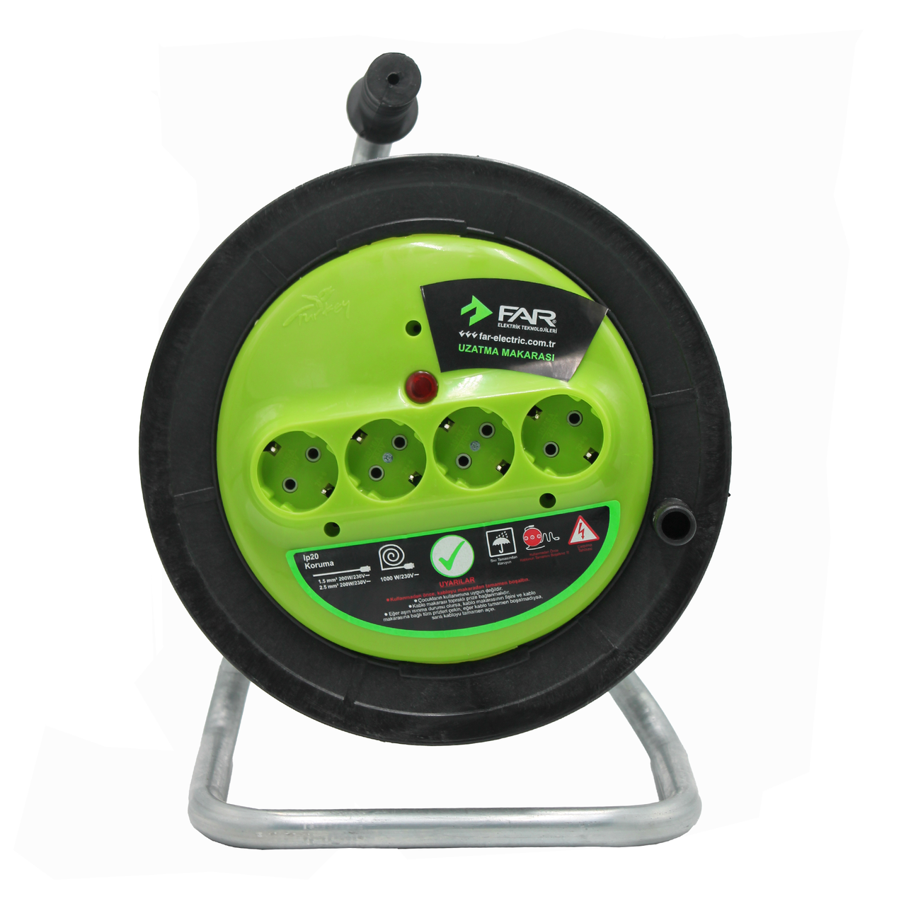 Котушка для подовжувача без дроту 4 розетки 16А (17268)