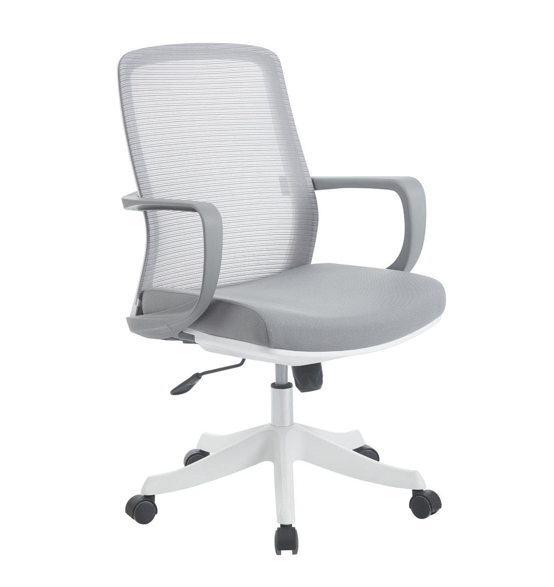 Кресло офисное Intarsio Celia Серый/Белый (28710933) Кресло офисное Intarsio Celia Серый/Белый (28710933)