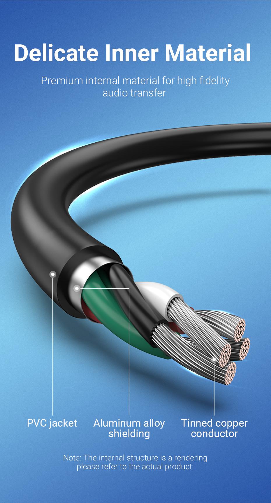 Зовнішня звукова карта Vention USB OMTP CTIA роз'єм 3,5 мм для гарнітури шумозаглушення Plug and Play 48кГц 16біт 0.15 м Чорний (CDZB0) - фото 11 Зовнішня звукова карта Vention USB OMTP CTIA роз'єм 3,5 мм для гарнітури шумозаглушення Plug and Play 48кГц 16біт 0.15 м Чорний (CDZB0) - фото 11