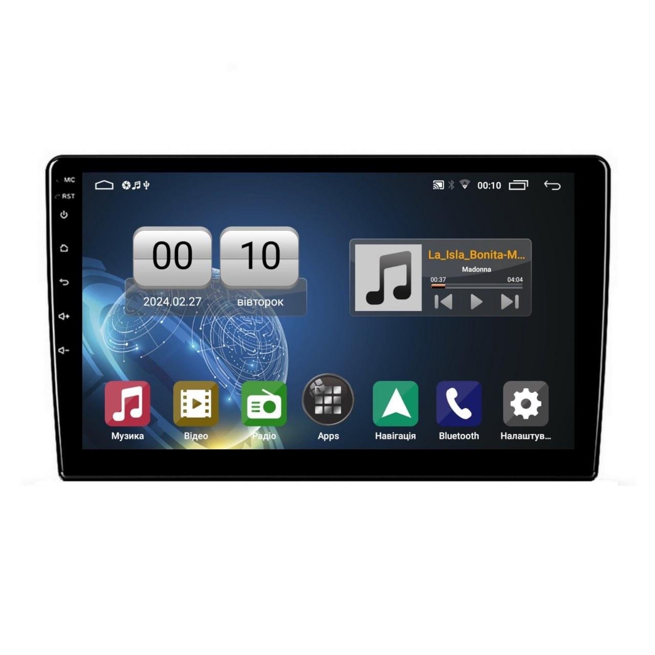 Автомагнітола QIV Q1 IPS 4Core 2/128 GB CarPlay/Android Auto 9" (2232374116)