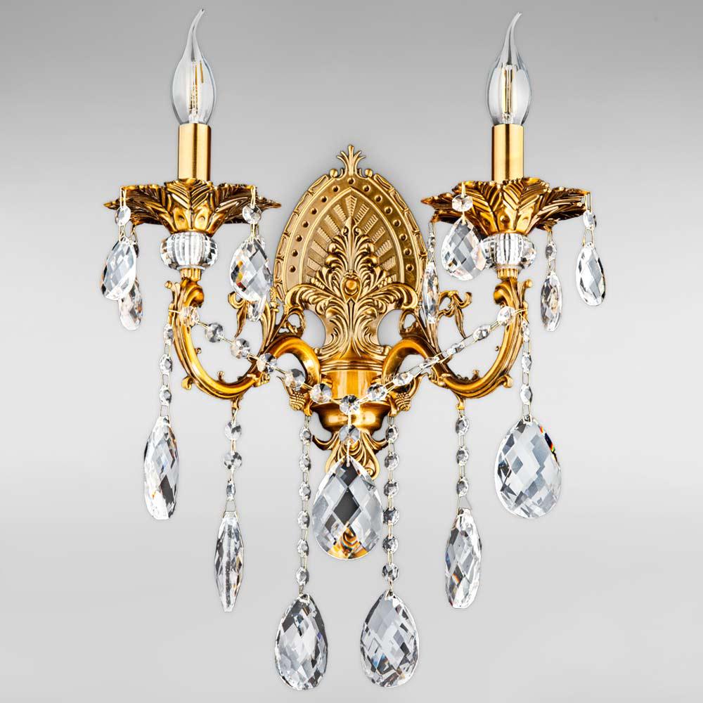 Настенный светильник свечи классический Light House DL-18473/2W Бронзовый