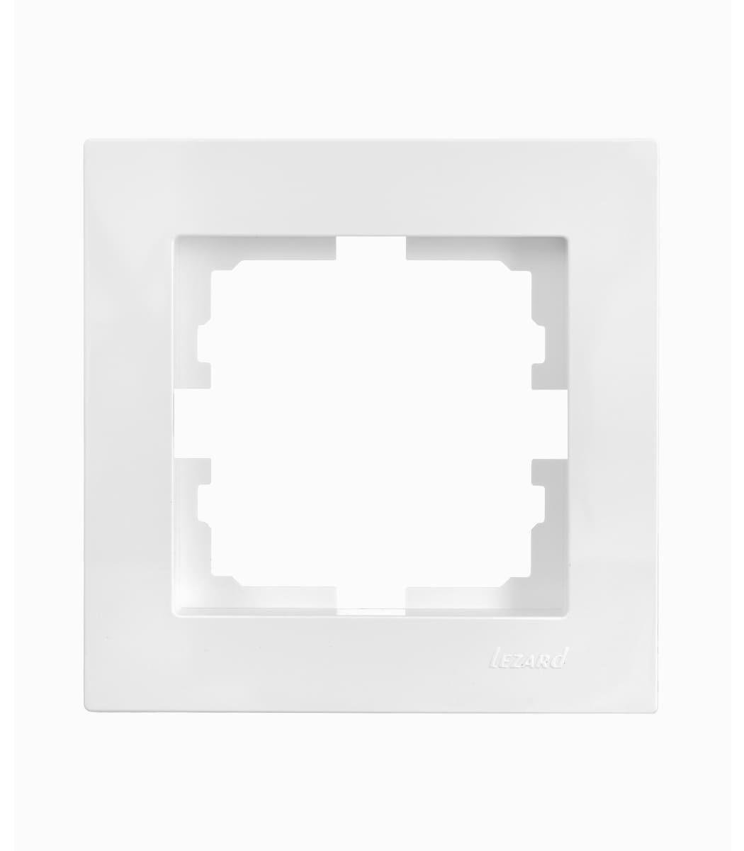 Рамка одномісна Vesna горизонтальна Білий матовий (742-5380-146)