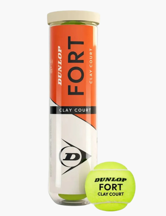 Мячи для большого тенниса Dunlop Fort clay court 4 шт. (601613)